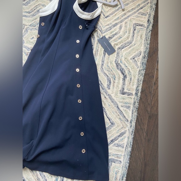 Tommy Hilfiger Dress in Navy and White - Picture 4 of 6